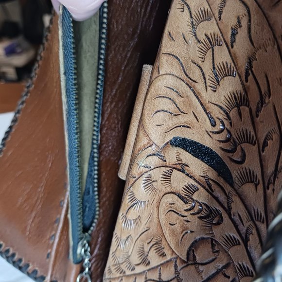 LIKE NEW!! Genuine 100% Leather Wallet Women's Rosie - Picture 14 of 16